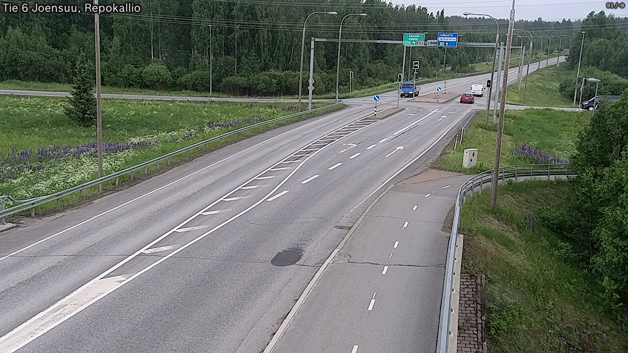 Weather Camera Image Road 6 Joensuu, Repokallio, Joensuu, Pohjois-Karjala
