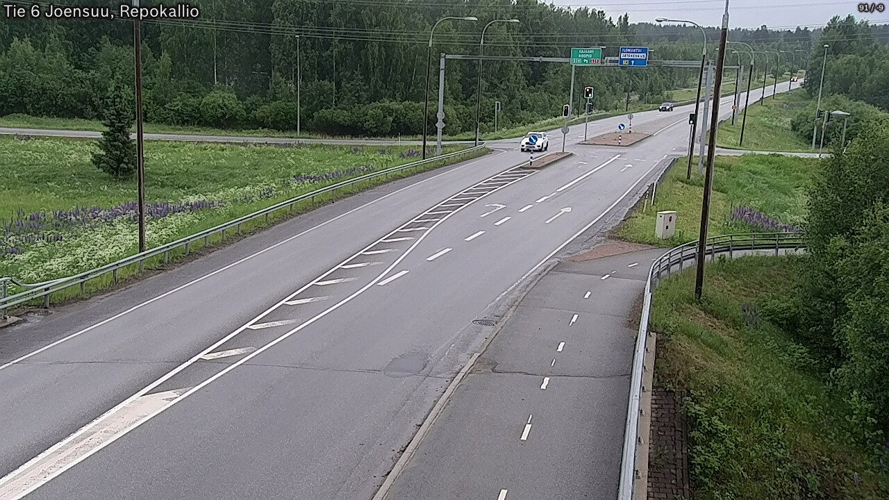 Kelikamerat Kuva Tie 6 Joensuu, Repokallio, Joensuu, Pohjois-Karjala