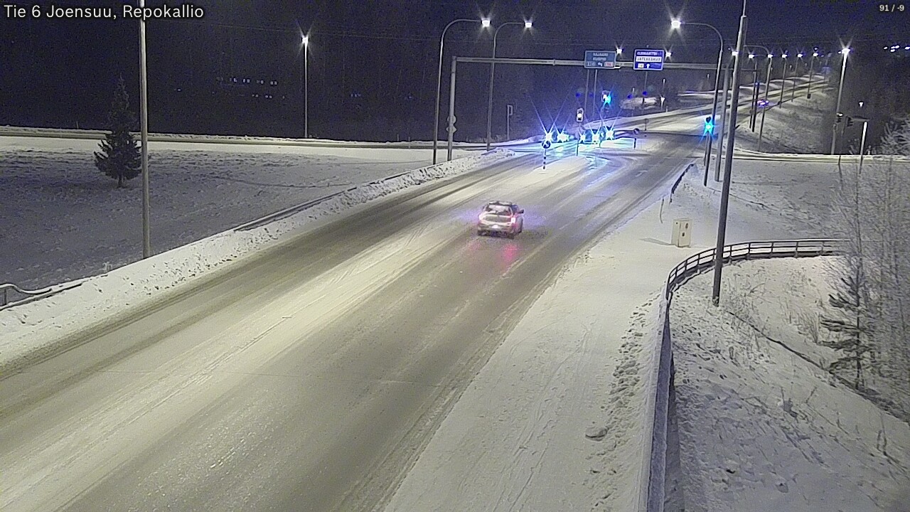 Weather Camera Image Väg 6 Joensuu, Repokallio, Joensuu, Pohjois-Karjala