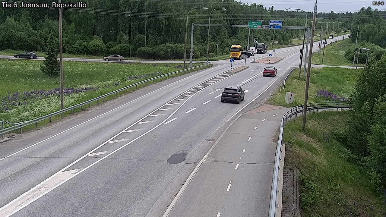 Kelikamerat Kuva Tie 6 Joensuu, Repokallio, Joensuu, Pohjois-Karjala