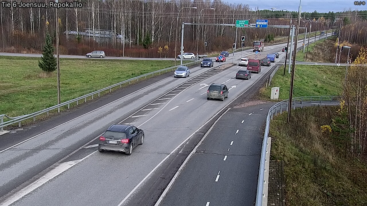 Kelikamerat Kuva Tie 6 Joensuu, Repokallio, Joensuu, Pohjois-Karjala