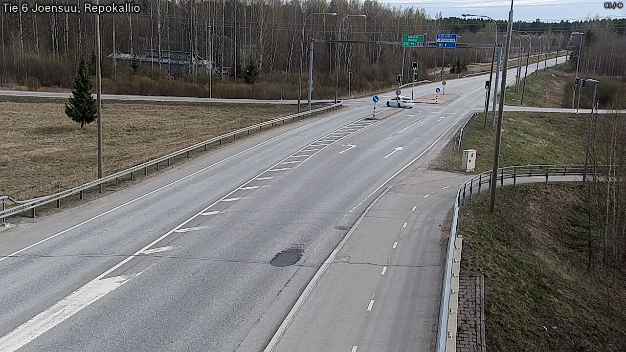 Weather Camera Image Väg 6 Joensuu, Repokallio, Joensuu, Pohjois-Karjala