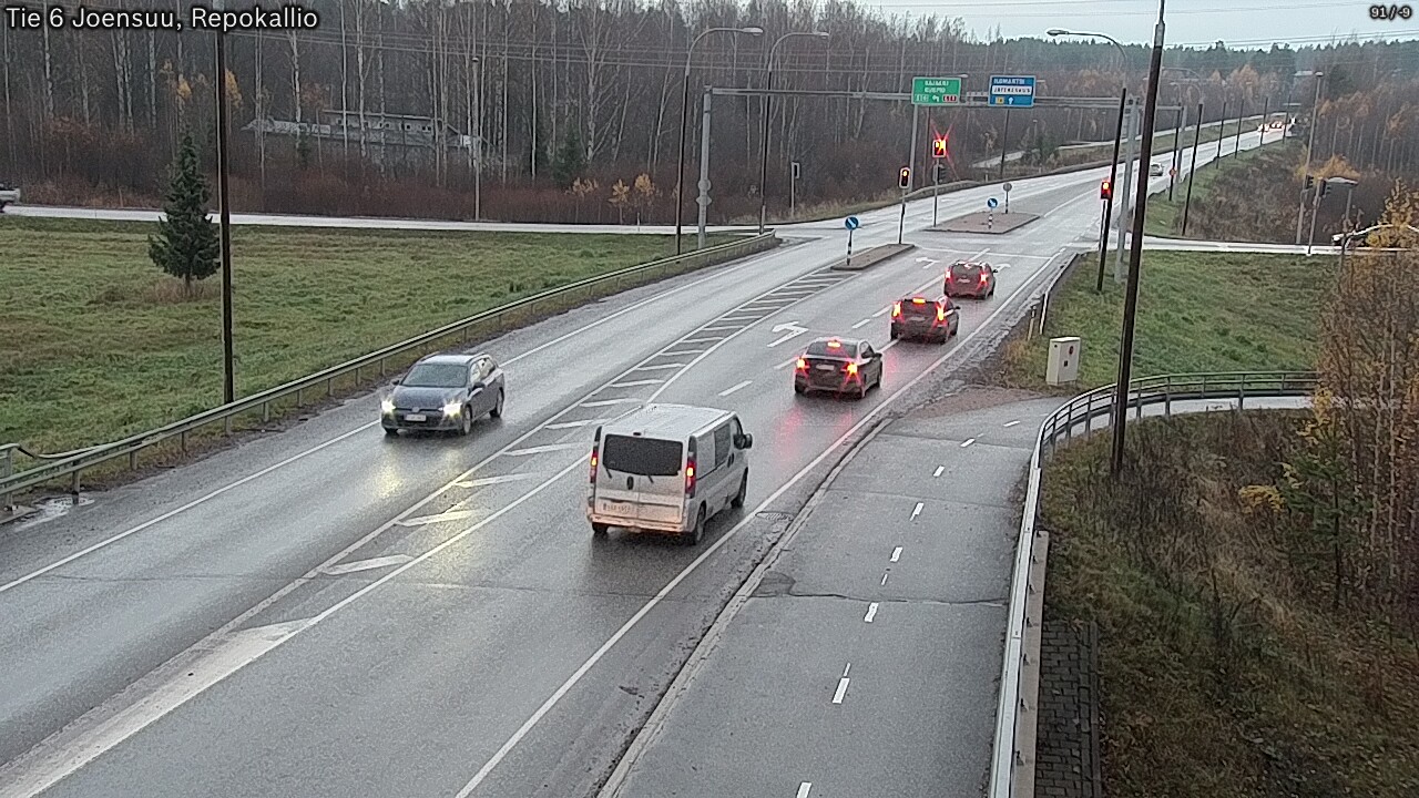 Kelikamerat Kuva Tie 6 Joensuu, Repokallio, Joensuu, Pohjois-Karjala