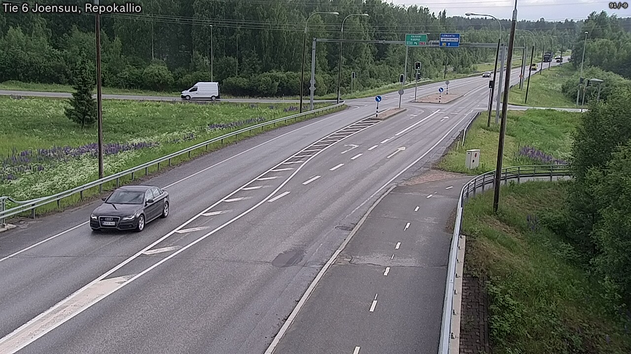 Kelikamerat Kuva Tie 6 Joensuu, Repokallio, Joensuu, Pohjois-Karjala
