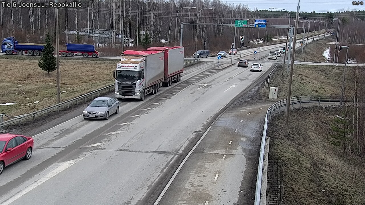 Kelikamerat Kuva Tie 6 Joensuu, Repokallio, Joensuu, Pohjois-Karjala