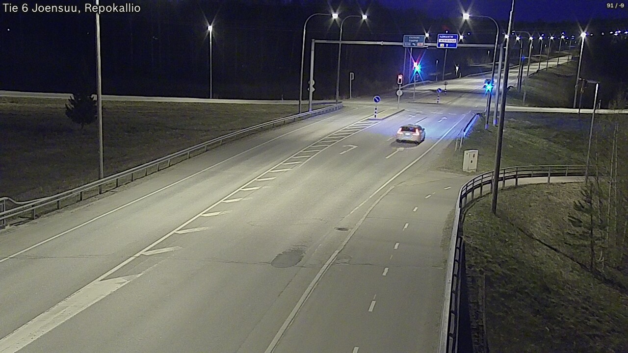 Weather Camera Image Väg 6 Joensuu, Repokallio, Joensuu, Pohjois-Karjala