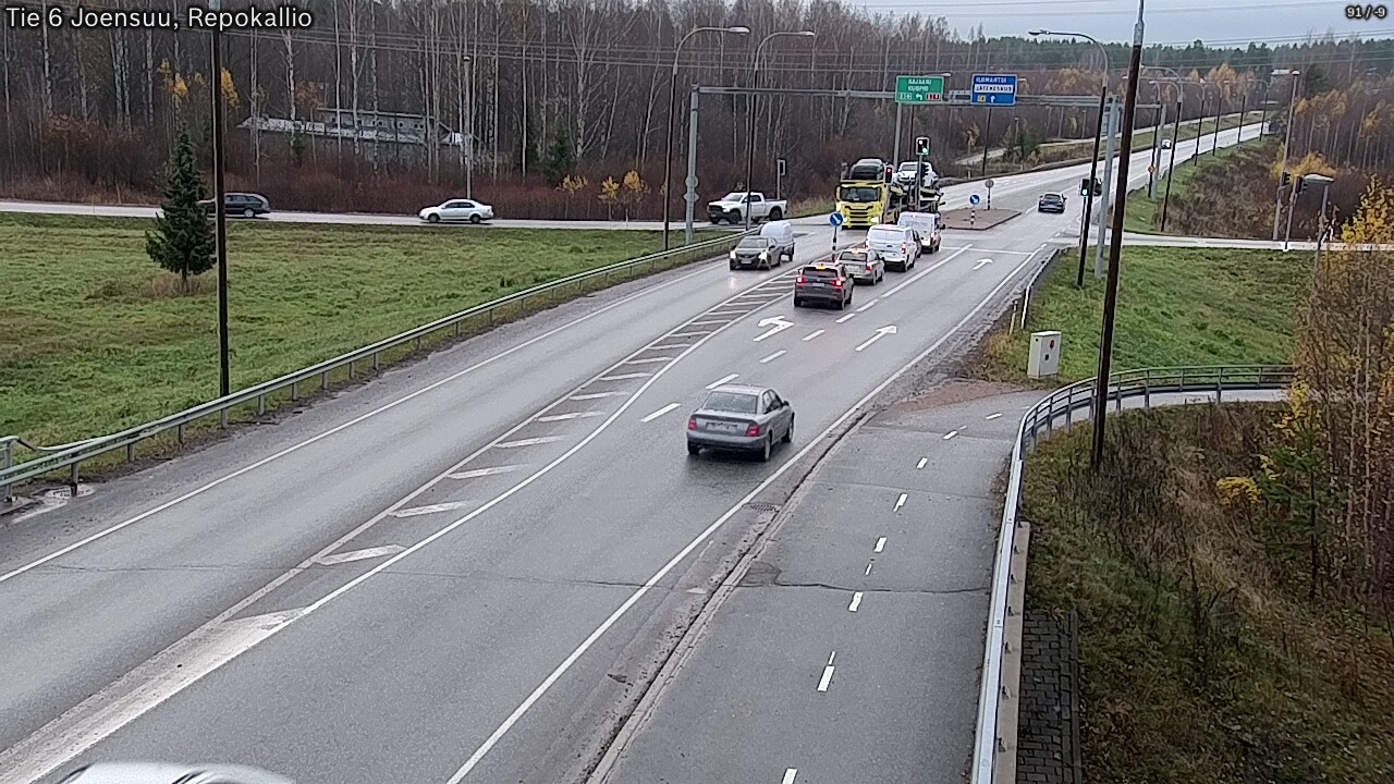 Kelikamerat Kuva Tie 6 Joensuu, Repokallio, Joensuu, Pohjois-Karjala