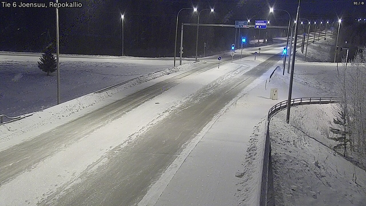 Kelikamerat Kuva Tie 6 Joensuu, Repokallio, Joensuu, Pohjois-Karjala