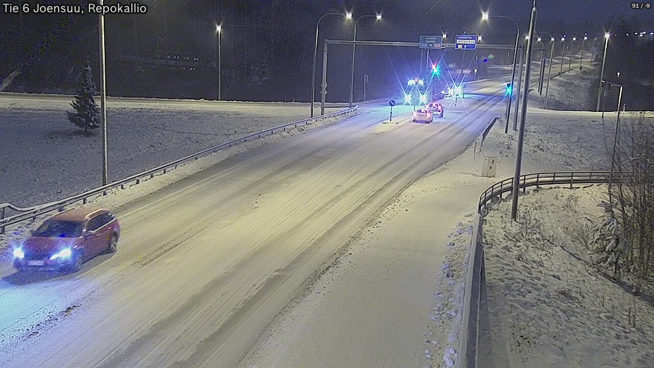 Kelikamerat Kuva Tie 6 Joensuu, Repokallio, Joensuu, Pohjois-Karjala