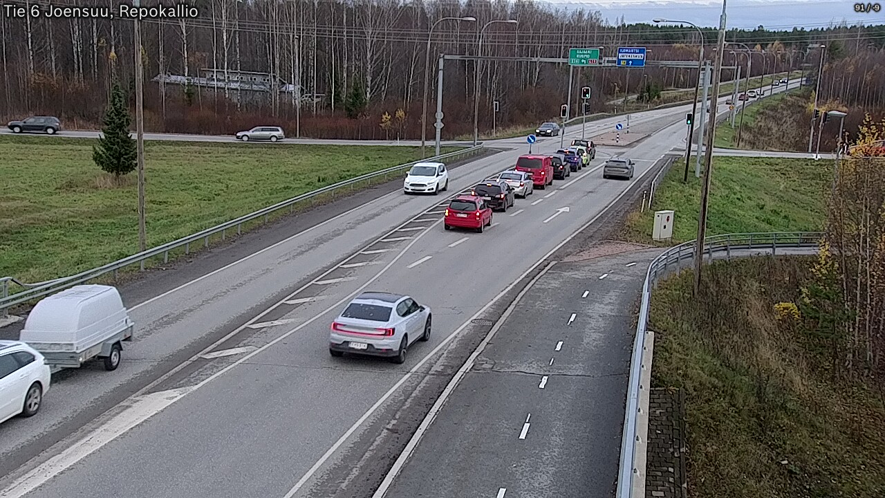 Kelikamerat Kuva Tie 6 Joensuu, Repokallio, Joensuu, Pohjois-Karjala