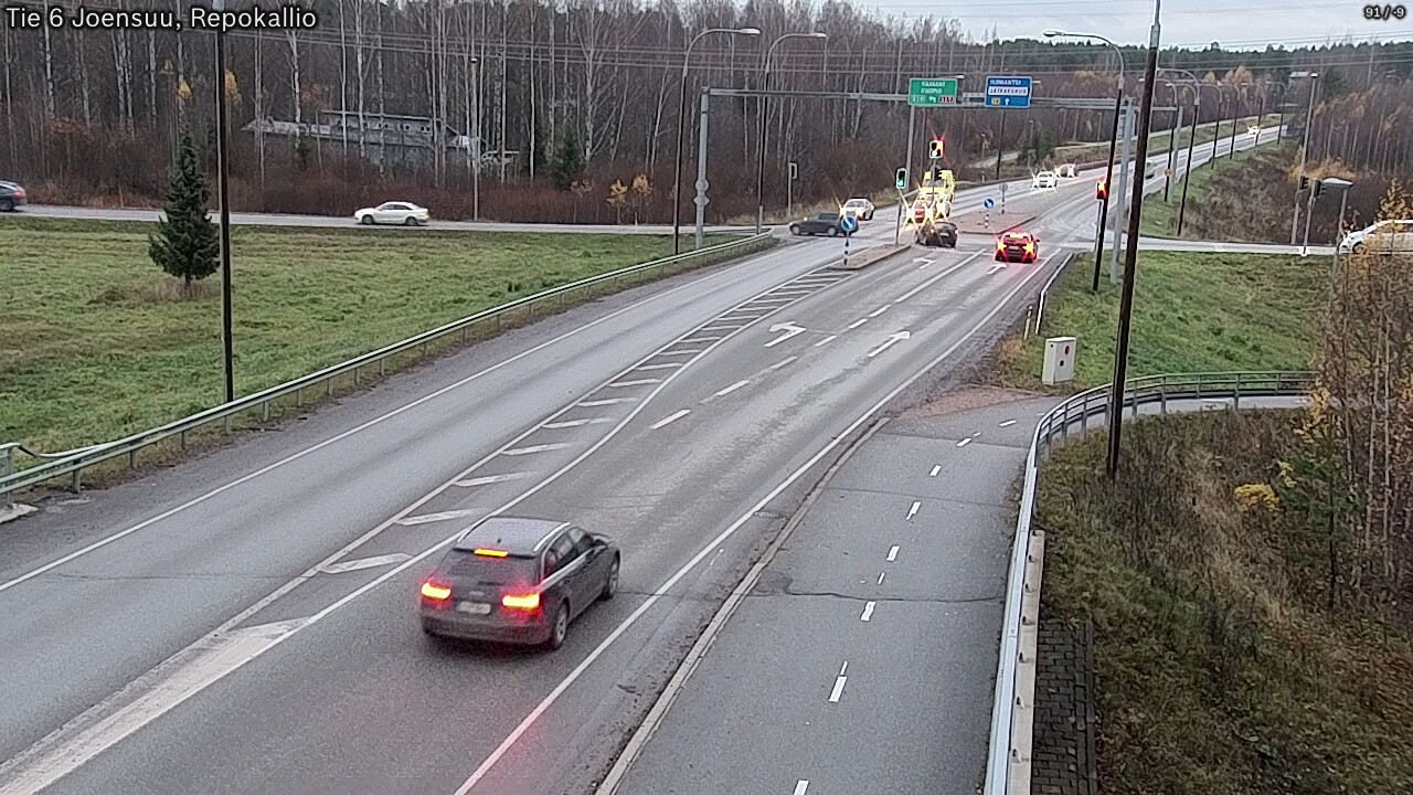 Kelikamerat Kuva Tie 6 Joensuu, Repokallio, Joensuu, Pohjois-Karjala