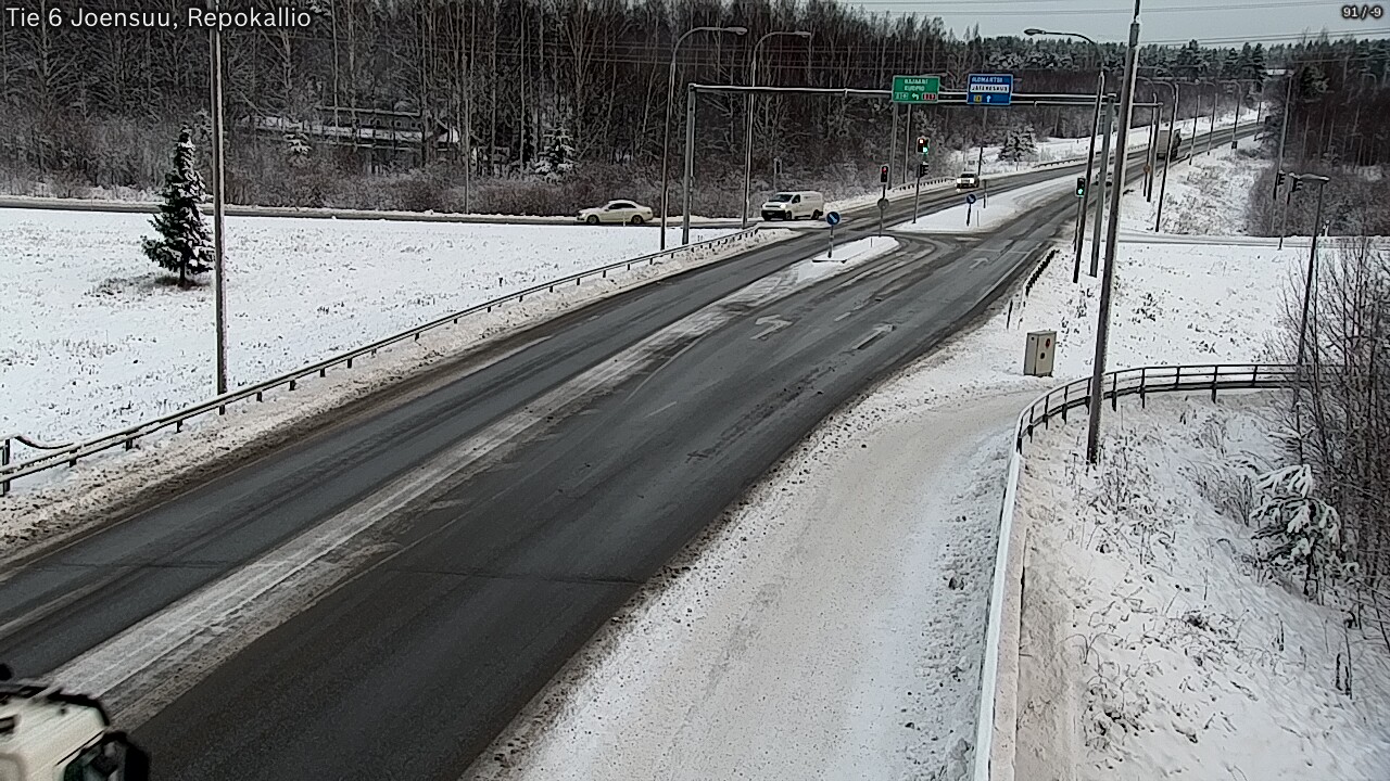 Kelikamerat Kuva Tie 6 Joensuu, Repokallio, Joensuu, Pohjois-Karjala