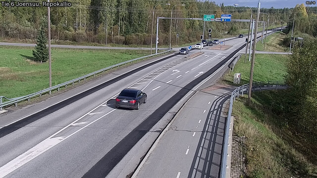Weather Camera Image Väg 6 Joensuu, Repokallio, Joensuu, Pohjois-Karjala