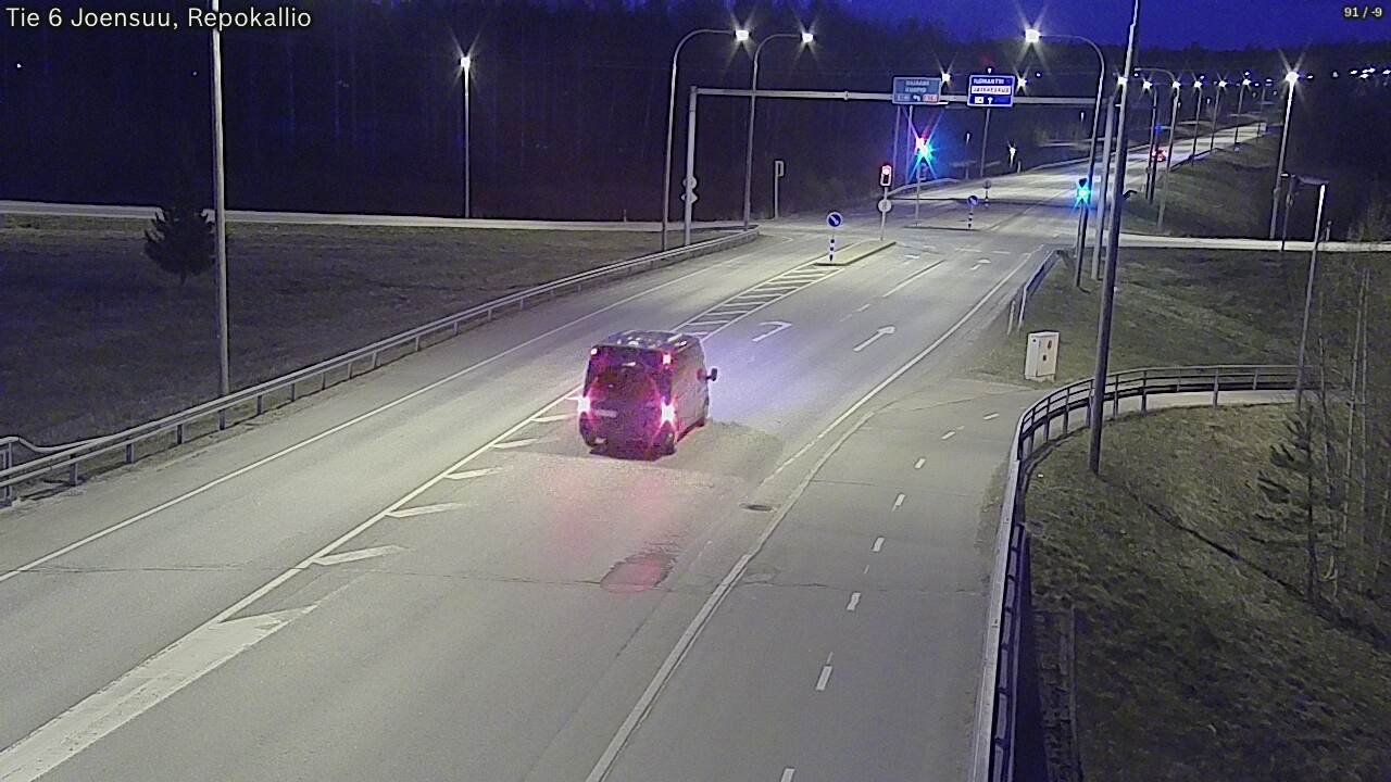Weather Camera Image Väg 6 Joensuu, Repokallio, Joensuu, Pohjois-Karjala