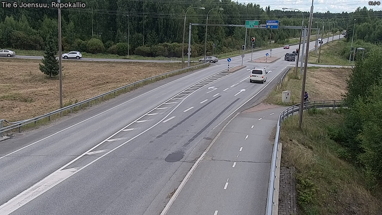 Kelikamerat Kuva Tie 6 Joensuu, Repokallio, Joensuu, Pohjois-Karjala