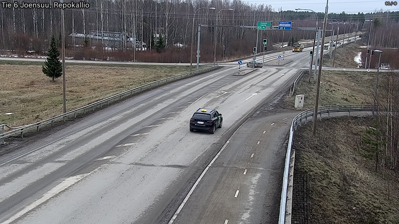 Weather Camera Image Väg 6 Joensuu, Repokallio, Joensuu, Pohjois-Karjala