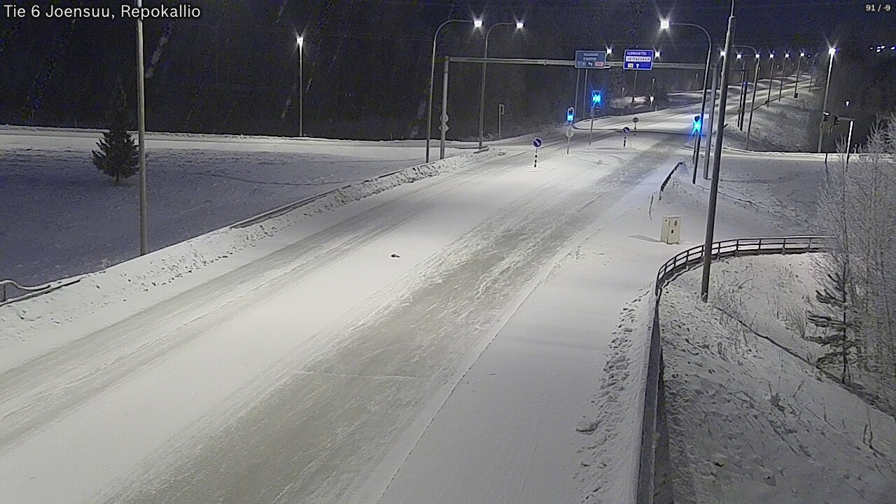 Kelikamerat Kuva Tie 6 Joensuu, Repokallio, Joensuu, Pohjois-Karjala