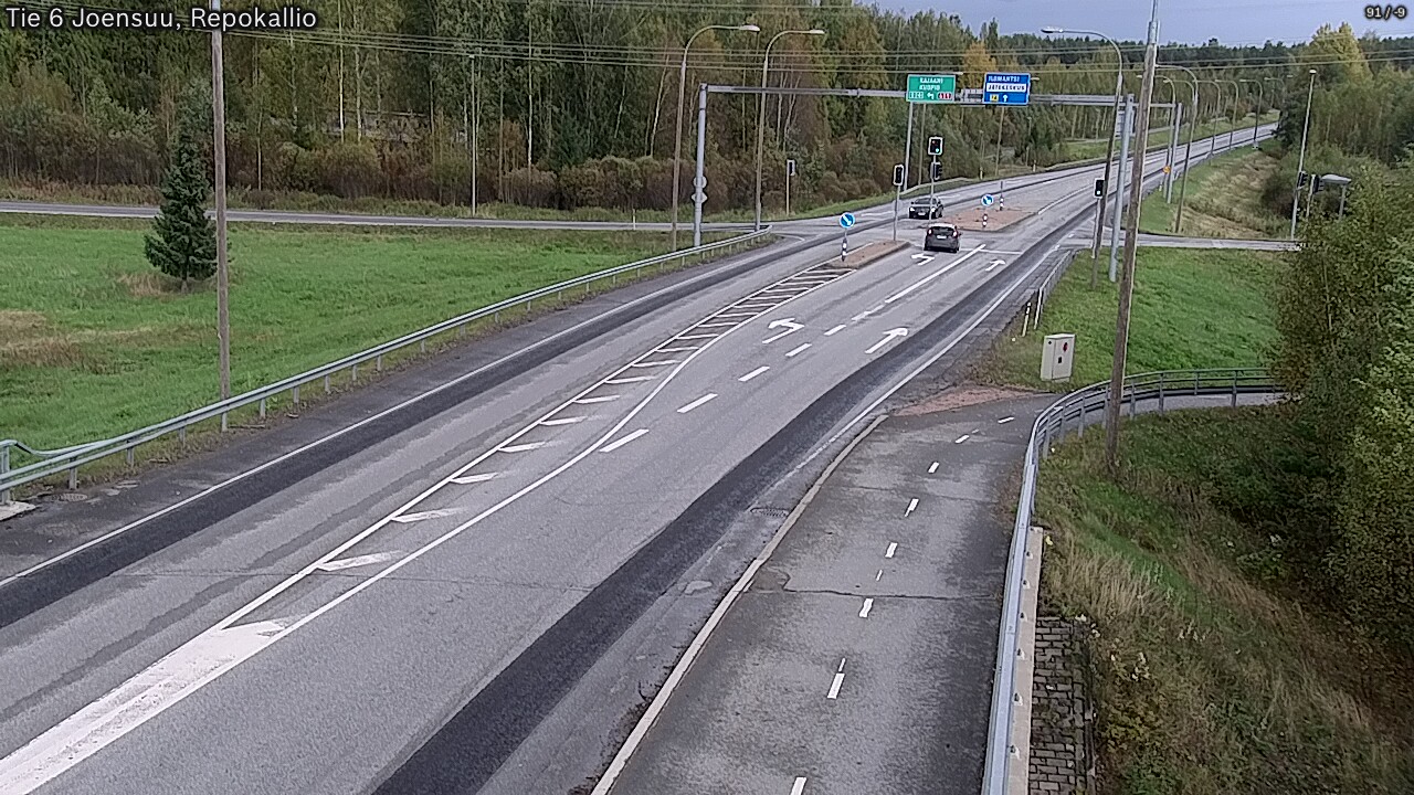Kelikamerat Kuva Tie 6 Joensuu, Repokallio, Joensuu, Pohjois-Karjala