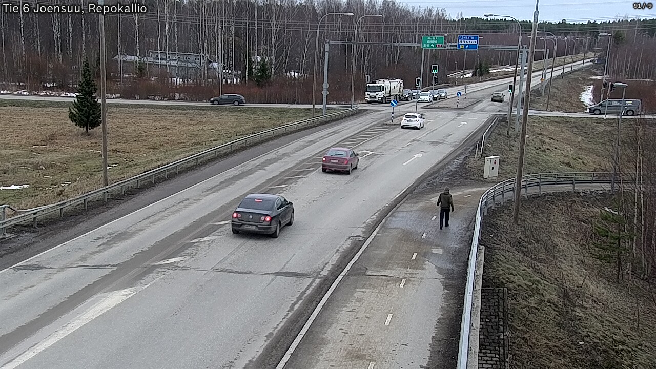 Kelikamerat Kuva Tie 6 Joensuu, Repokallio, Joensuu, Pohjois-Karjala