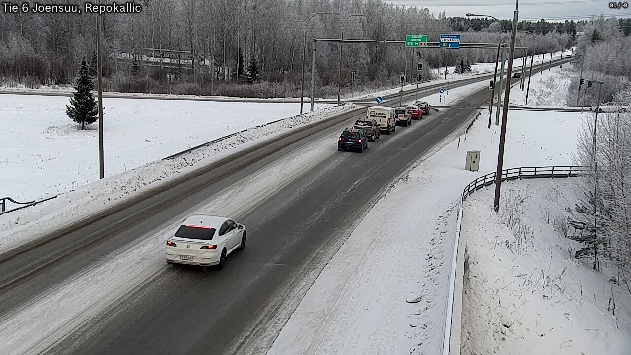 Weather Camera Image Road 6 Joensuu, Repokallio, Joensuu, Pohjois-Karjala