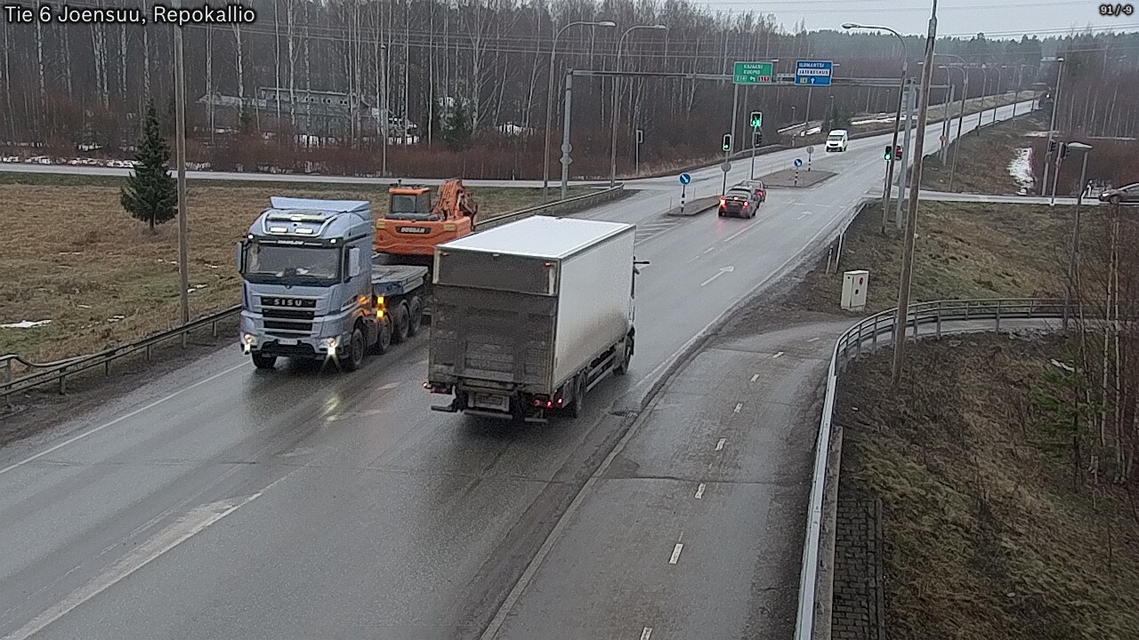 Kelikamerat Kuva Tie 6 Joensuu, Repokallio, Joensuu, Pohjois-Karjala