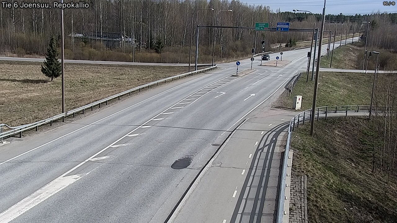 Weather Camera Image Väg 6 Joensuu, Repokallio, Joensuu, Pohjois-Karjala