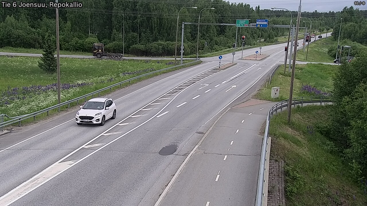 Kelikamerat Kuva Tie 6 Joensuu, Repokallio, Joensuu, Pohjois-Karjala
