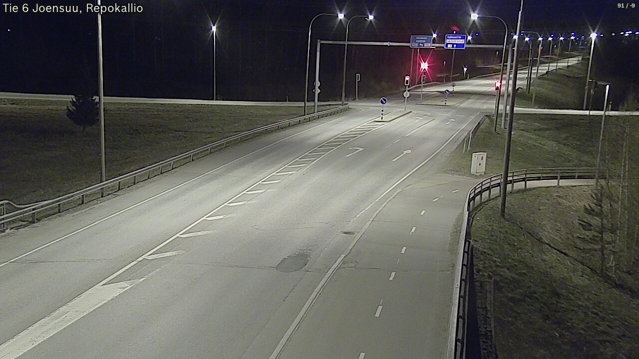 Weather Camera Image Väg 6 Joensuu, Repokallio, Joensuu, Pohjois-Karjala