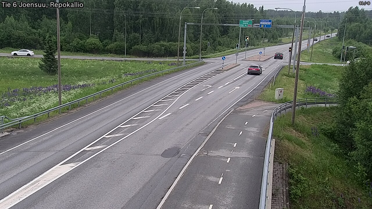 Kelikamerat Kuva Tie 6 Joensuu, Repokallio, Joensuu, Pohjois-Karjala