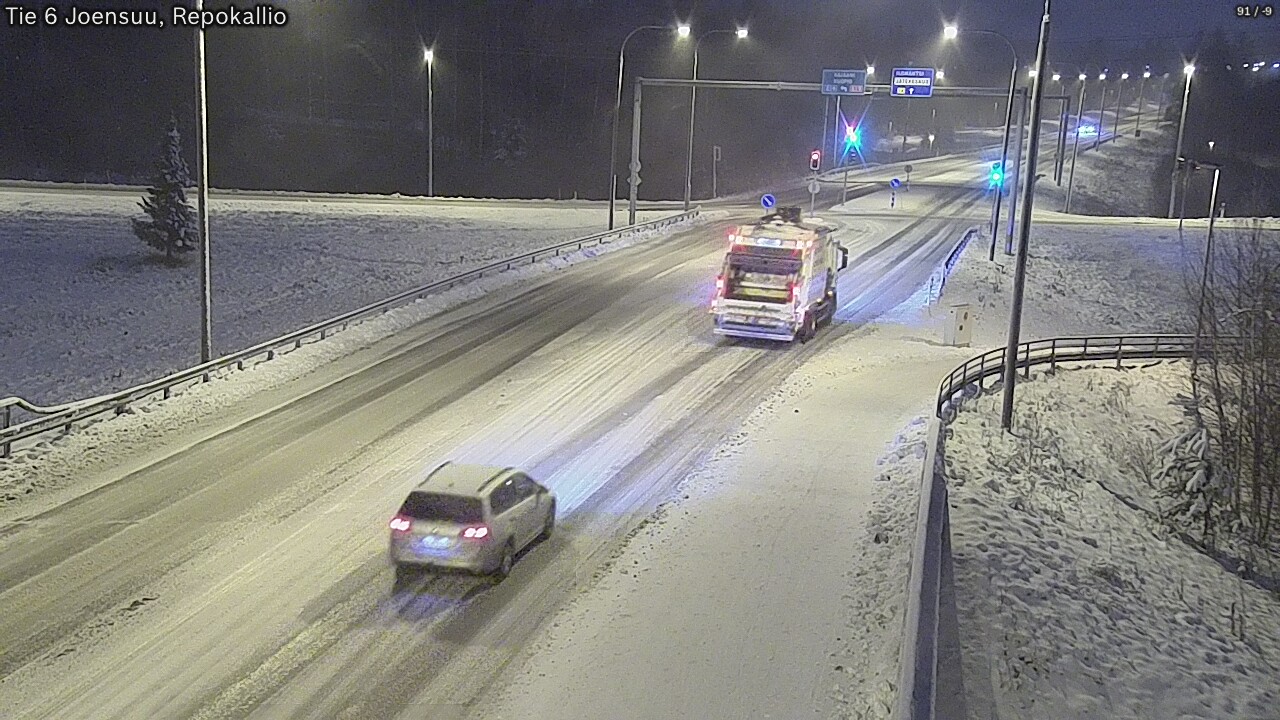 Weather Camera Image Väg 6 Joensuu, Repokallio, Joensuu, Pohjois-Karjala