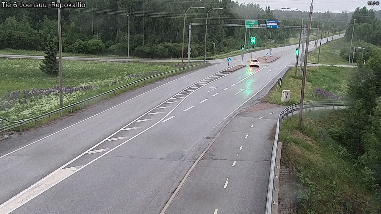 Kelikamerat Kuva Tie 6 Joensuu, Repokallio, Joensuu, Pohjois-Karjala
