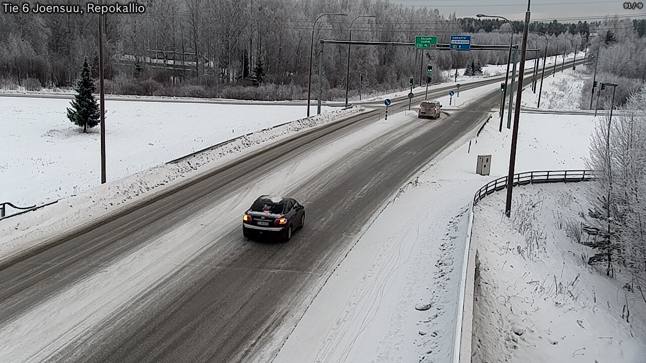Weather Camera Image Road 6 Joensuu, Repokallio, Joensuu, Pohjois-Karjala