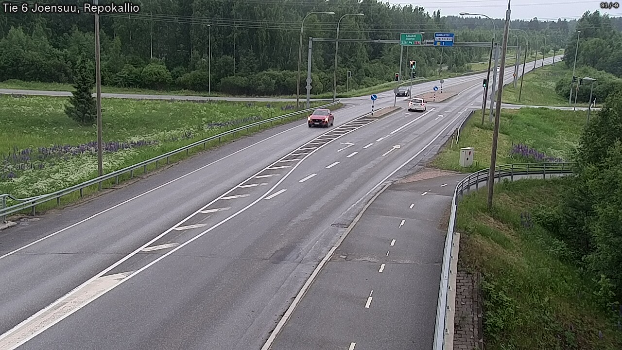 Kelikamerat Kuva Tie 6 Joensuu, Repokallio, Joensuu, Pohjois-Karjala