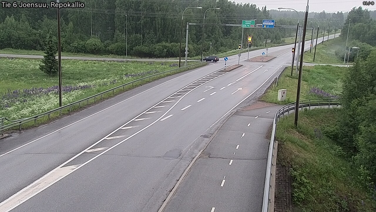 Kelikamerat Kuva Tie 6 Joensuu, Repokallio, Joensuu, Pohjois-Karjala