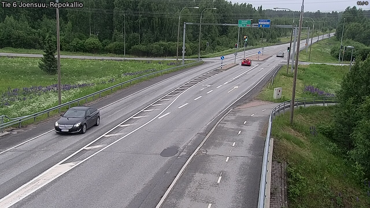 Kelikamerat Kuva Tie 6 Joensuu, Repokallio, Joensuu, Pohjois-Karjala