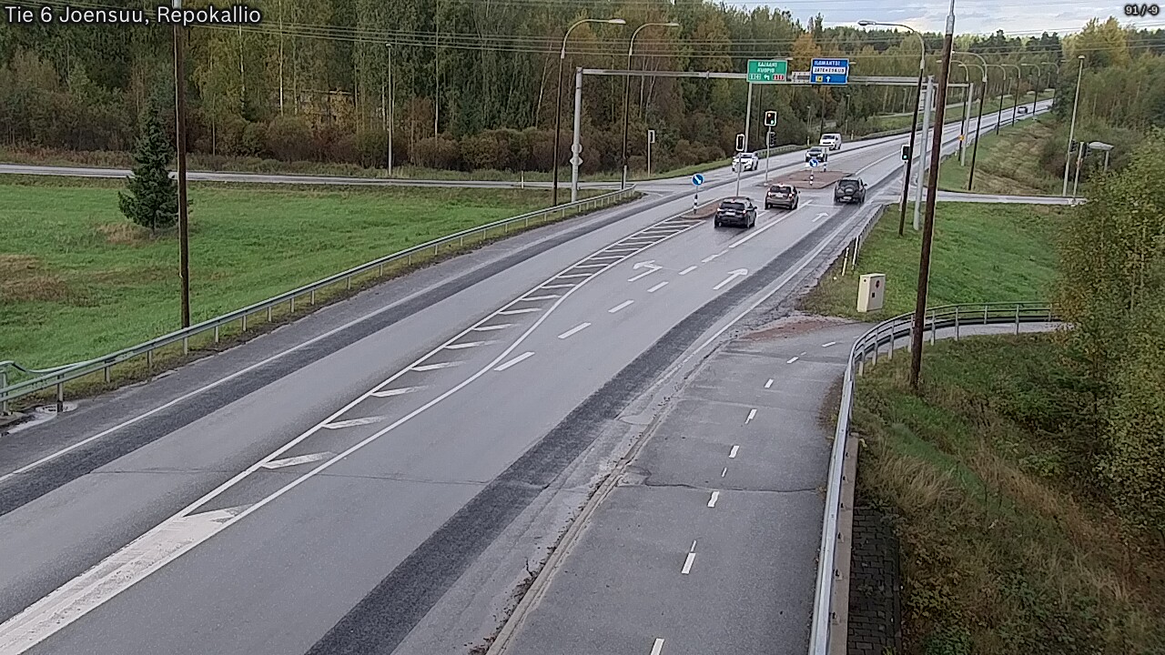 Kelikamerat Kuva Tie 6 Joensuu, Repokallio, Joensuu, Pohjois-Karjala