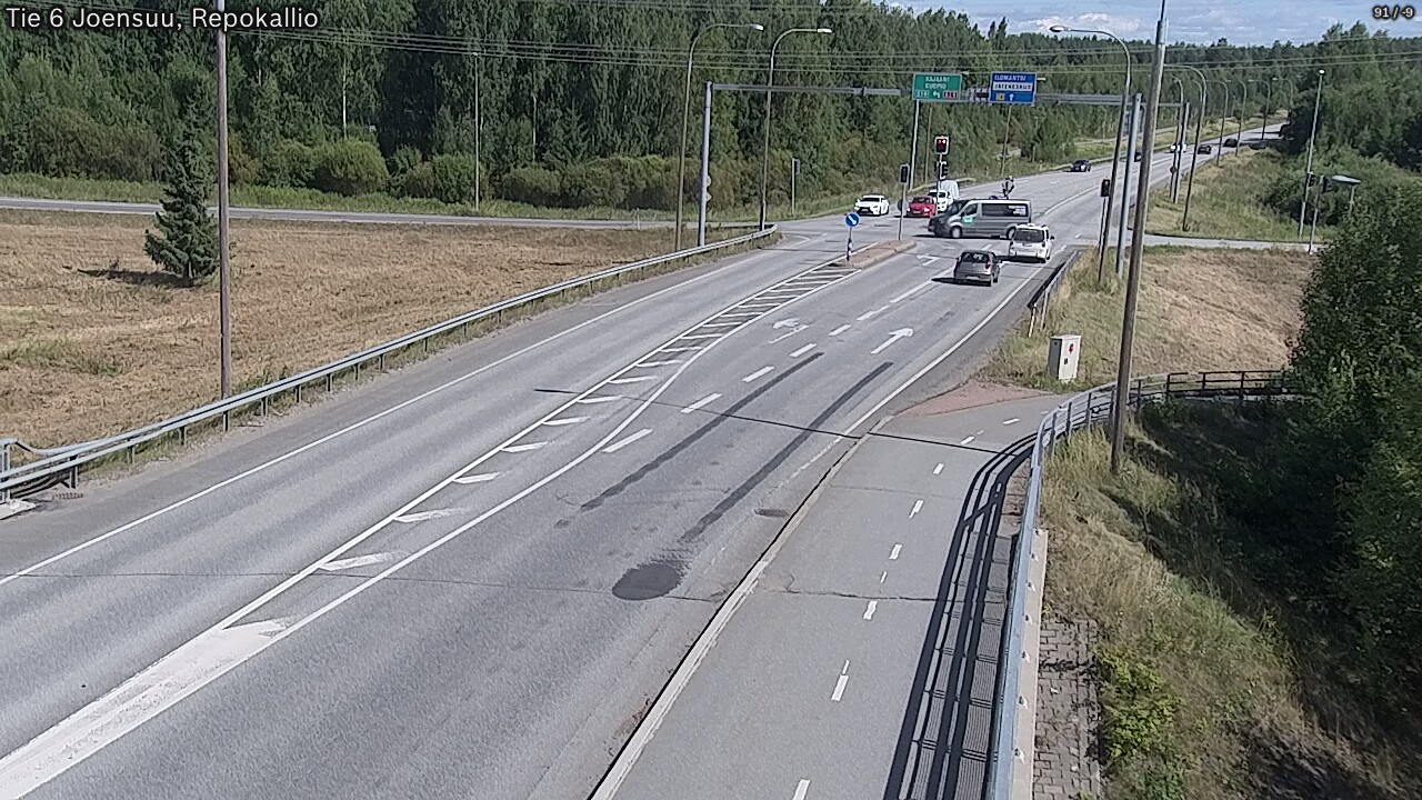 Weather Camera Image Road 6 Joensuu, Repokallio, Joensuu, Pohjois-Karjala