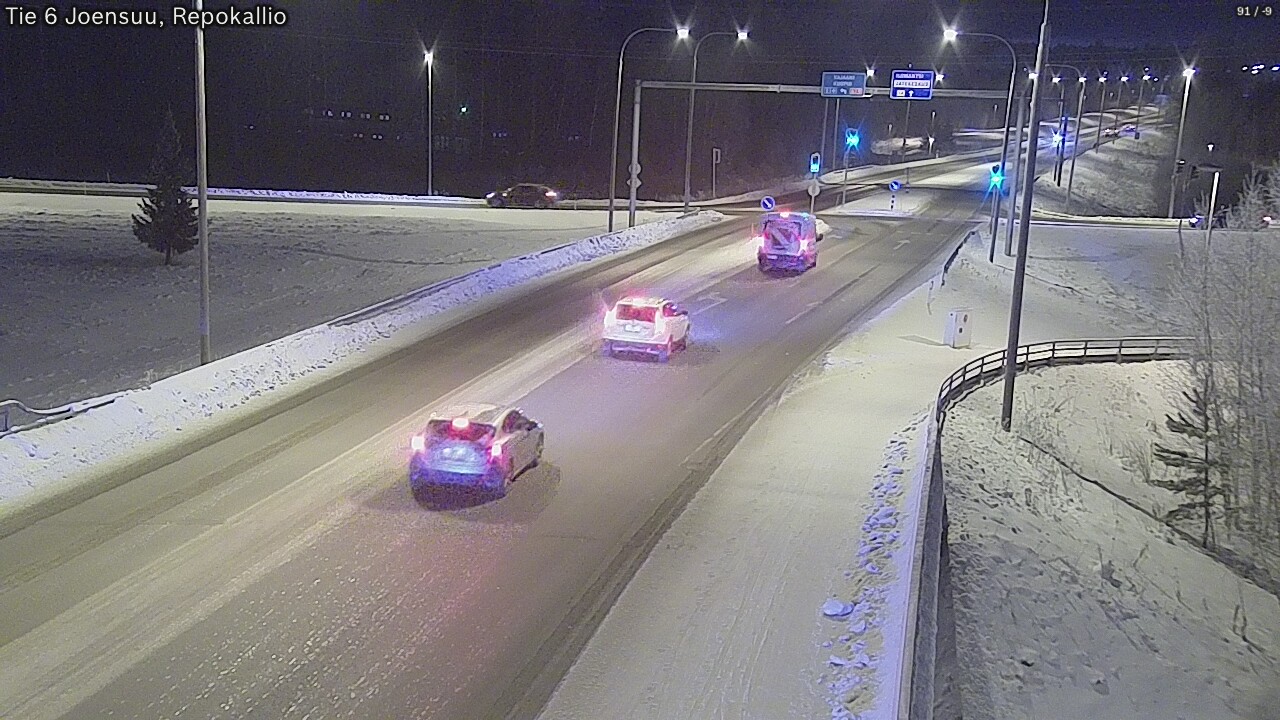 Kelikamerat Kuva Tie 6 Joensuu, Repokallio, Joensuu, Pohjois-Karjala