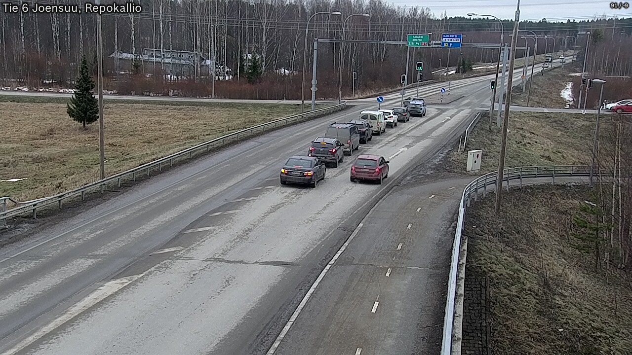 Kelikamerat Kuva Tie 6 Joensuu, Repokallio, Joensuu, Pohjois-Karjala