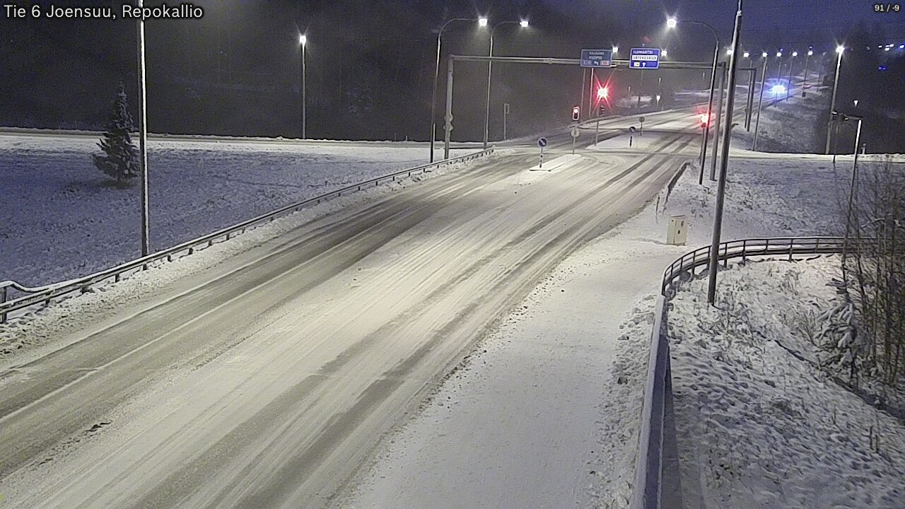 Weather Camera Image Väg 6 Joensuu, Repokallio, Joensuu, Pohjois-Karjala