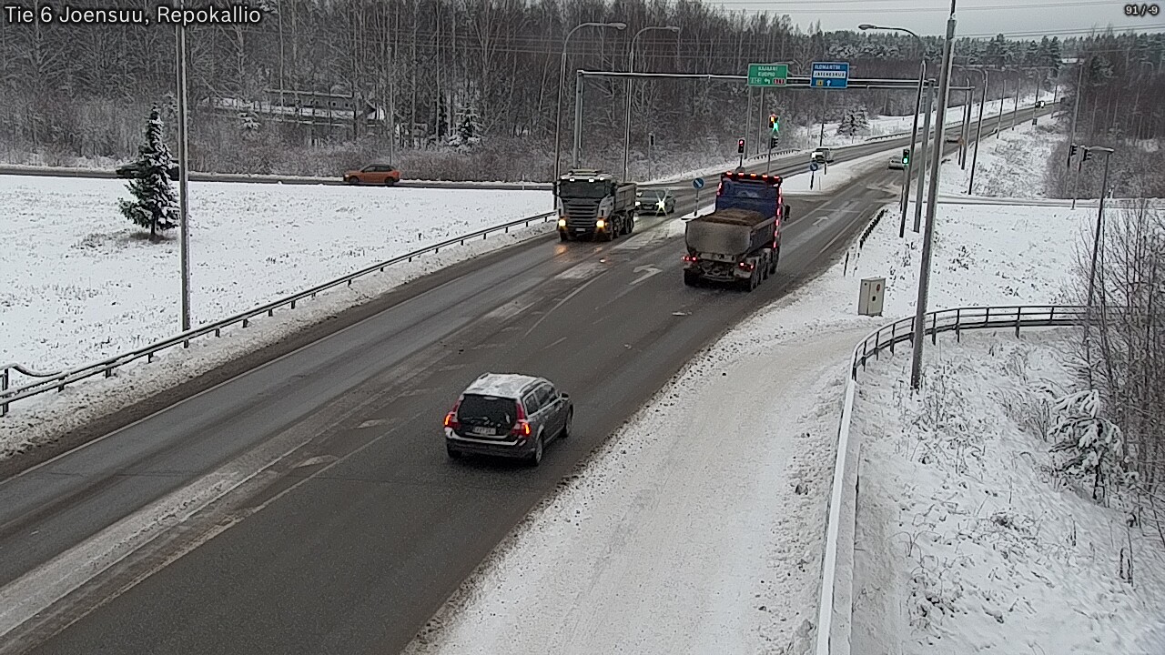 Kelikamerat Kuva Tie 6 Joensuu, Repokallio, Joensuu, Pohjois-Karjala