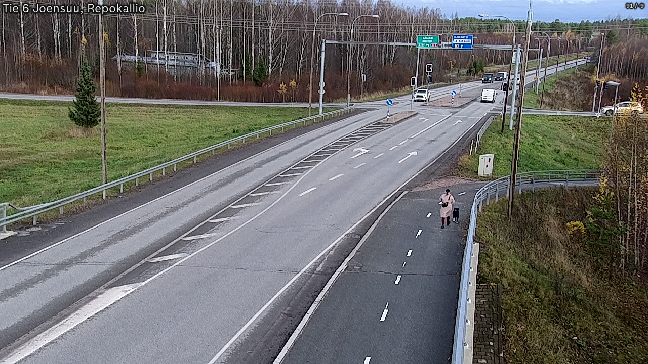 Kelikamerat Kuva Tie 6 Joensuu, Repokallio, Joensuu, Pohjois-Karjala