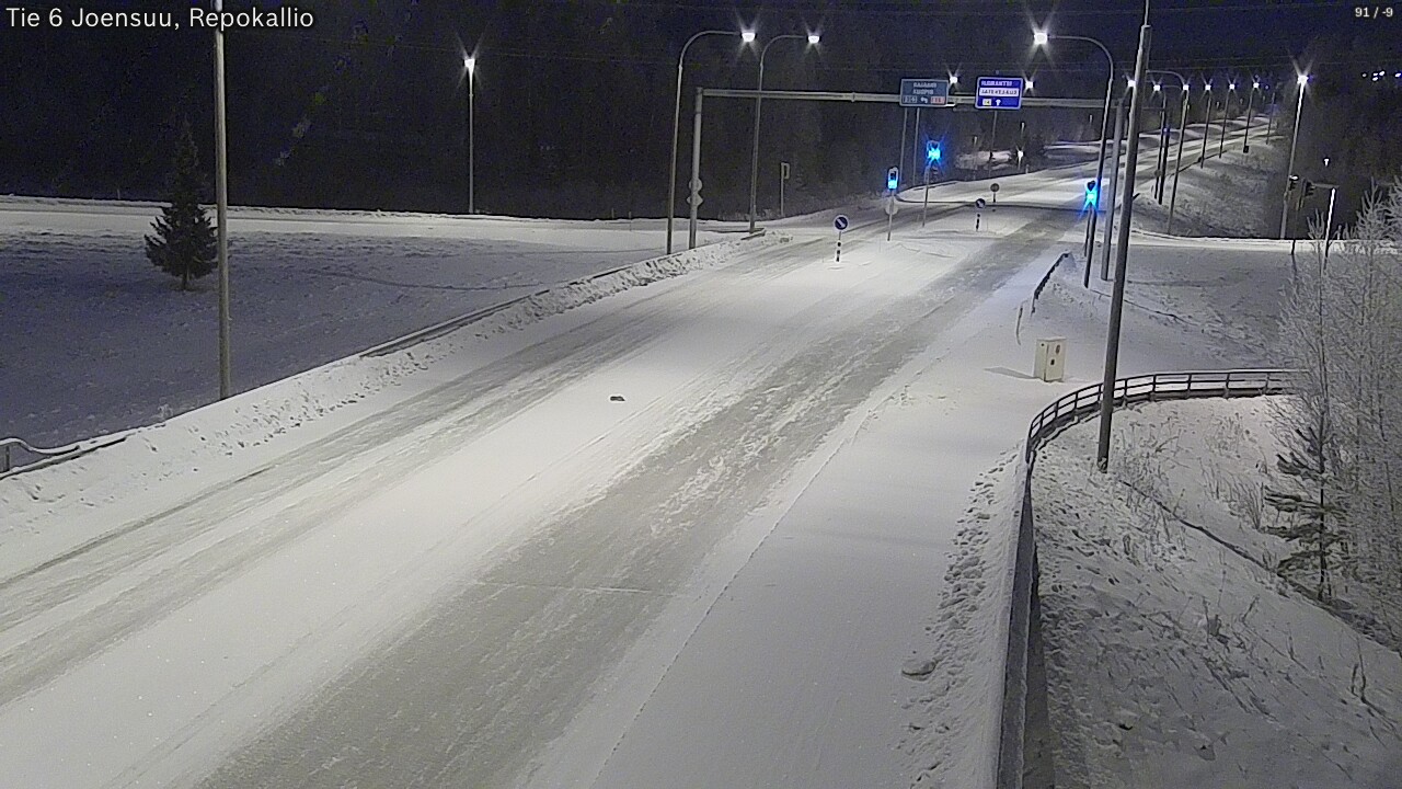 Kelikamerat Kuva Tie 6 Joensuu, Repokallio, Joensuu, Pohjois-Karjala