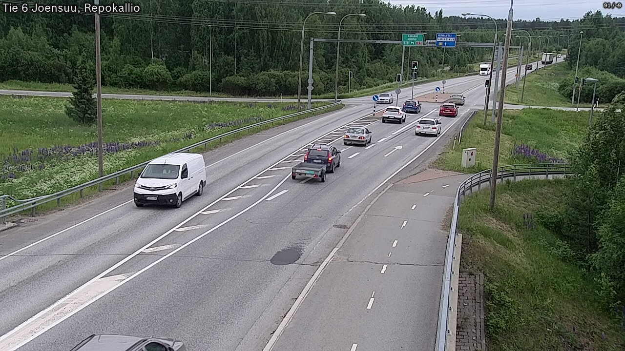 Kelikamerat Kuva Tie 6 Joensuu, Repokallio, Joensuu, Pohjois-Karjala