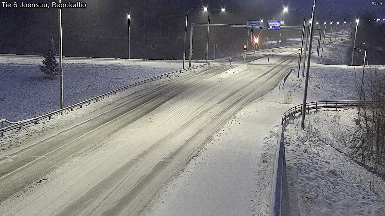 Weather Camera Image Väg 6 Joensuu, Repokallio, Joensuu, Pohjois-Karjala