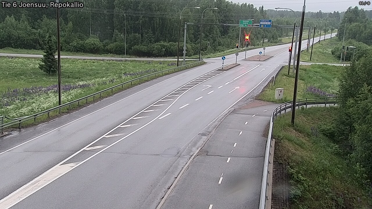 Kelikamerat Kuva Tie 6 Joensuu, Repokallio, Joensuu, Pohjois-Karjala