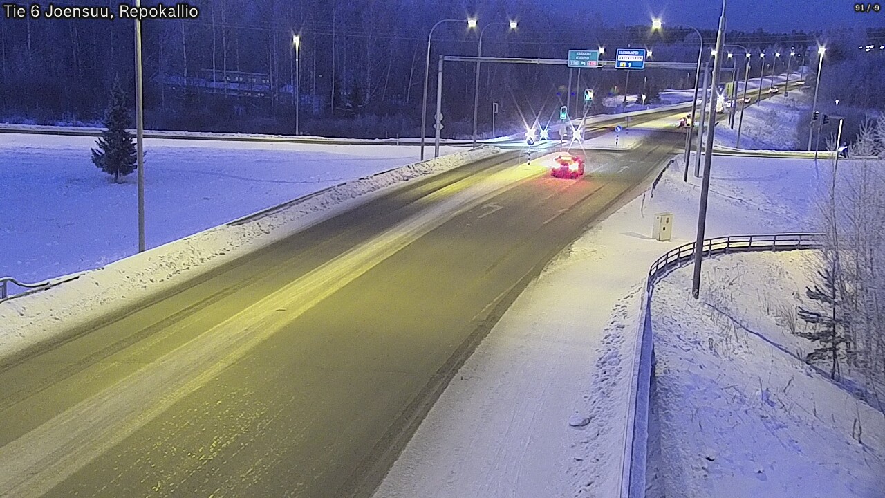 Kelikamerat Kuva Tie 6 Joensuu, Repokallio, Joensuu, Pohjois-Karjala