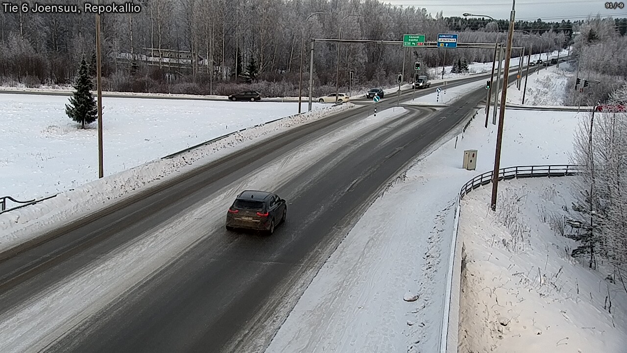 Weather Camera Image Road 6 Joensuu, Repokallio, Joensuu, Pohjois-Karjala