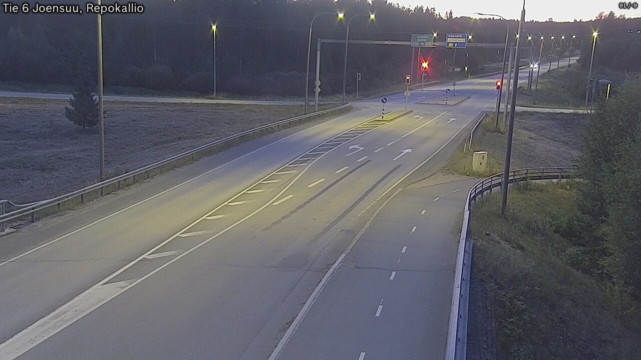 Weather Camera Image Road 6 Joensuu, Repokallio, Joensuu, Pohjois-Karjala