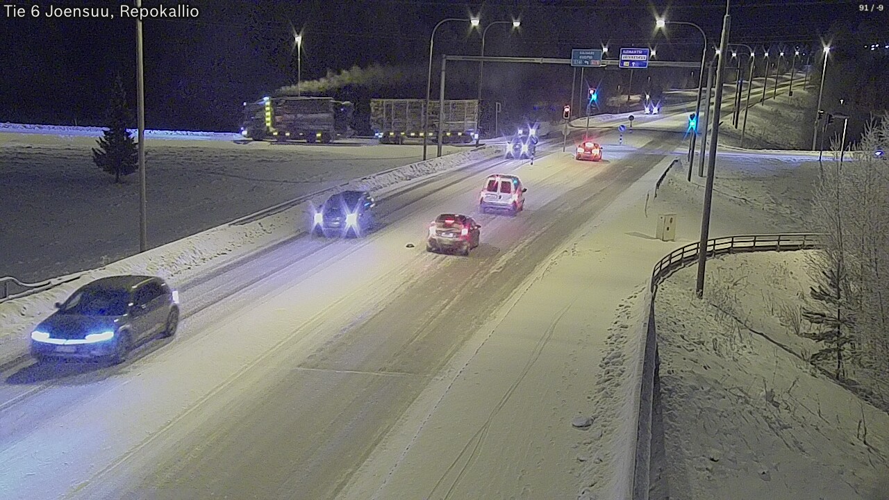 Kelikamerat Kuva Tie 6 Joensuu, Repokallio, Joensuu, Pohjois-Karjala